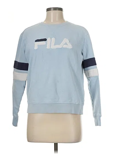 Pre-owned Fila Sweatshirt In Blue