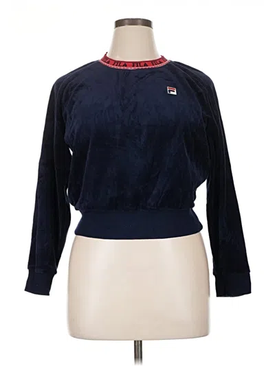 Pre-owned Fila Sweatshirt In Blue