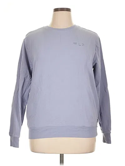 Pre-owned Fila Sweatshirt In Blue