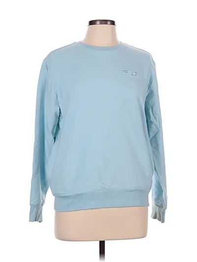Pre-owned Fila Sweatshirt In Blue