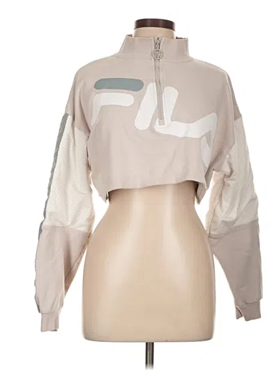 Pre-owned Fila Sweatshirt In Brown