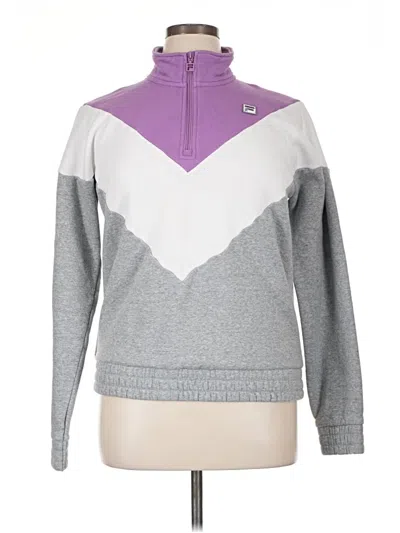 Pre-owned Fila Sweatshirt In Gray