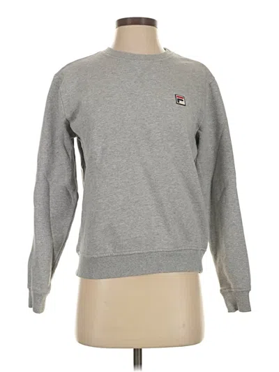 Pre-owned Fila Sweatshirt In Gray