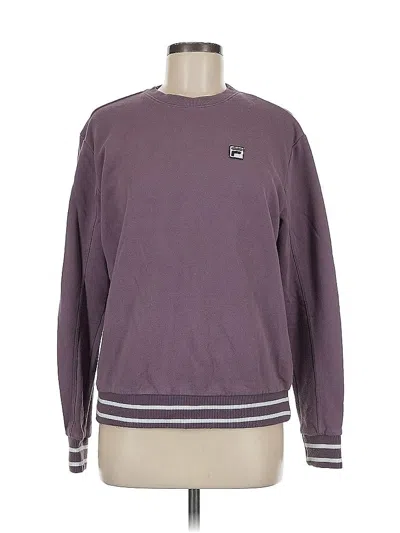 Pre-owned Fila Sweatshirt In Purple