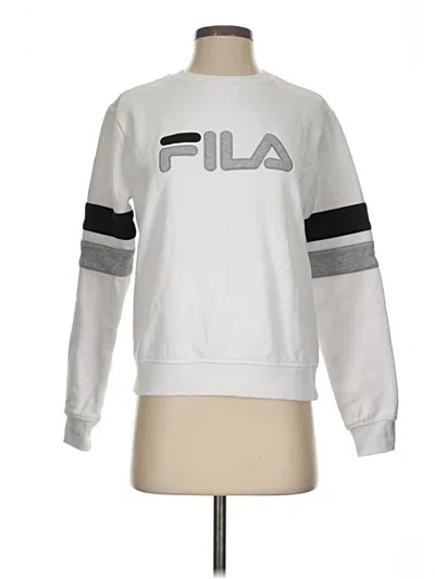Pre-owned Fila Sweatshirt In Silver