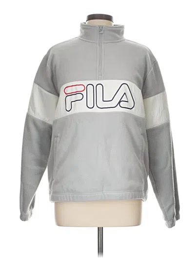 Pre-owned Fila Sweatshirt In Silver