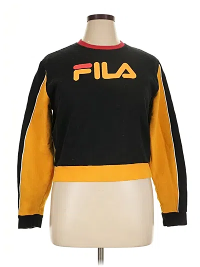 Pre-owned Fila Sweatshirt In Yellow