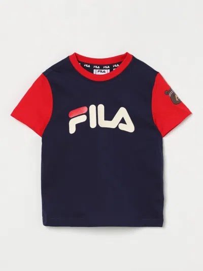 Fila Kids' T-shirt  Kinder Farbe Blau