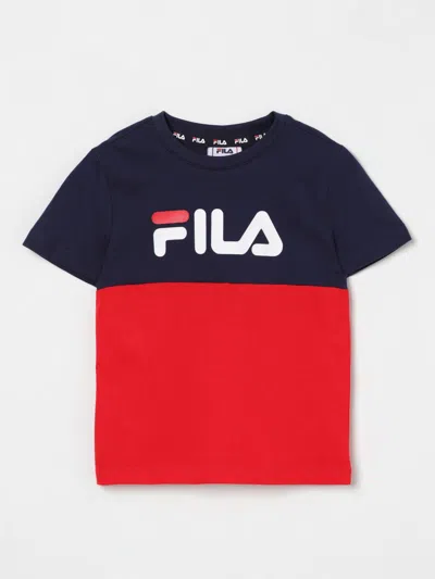 Fila Kids' T-shirt  Kinder Farbe Blau