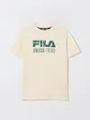 Fila T-shirt  Kinder Farbe Weiss In Green