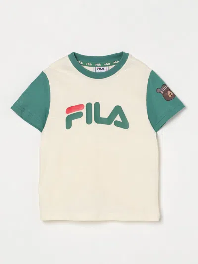 Fila T-shirt  Kids Color Green In Grün