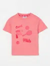 Fila T-shirt  Kids Color Pink In Pink