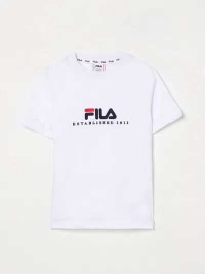 Fila Kids' T-shirt  Kinder Farbe Weiss