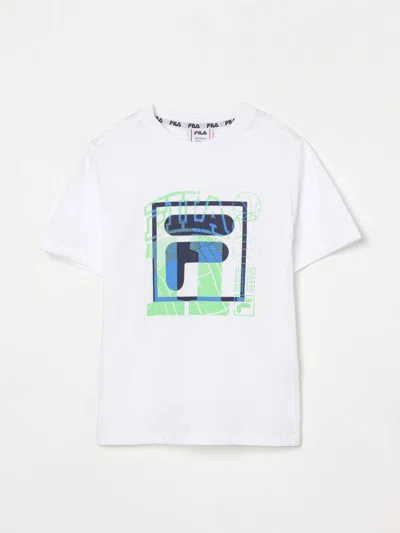Fila Kids' T-shirt  Kinder Farbe Weiss