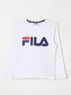 FILA T-SHIRT FILA KIDS COLOR YELLOW CREAM,G14511090