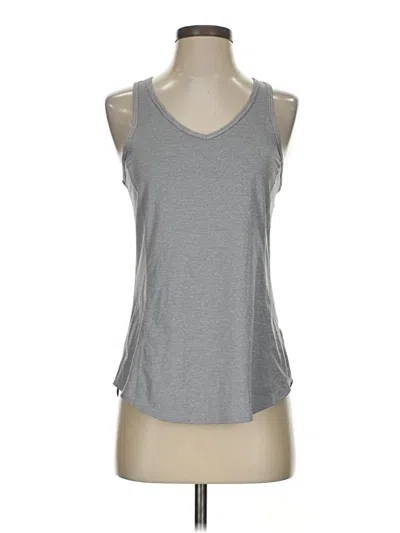 Pre-owned Fila Tank Top Gray Halter Neckline Tops