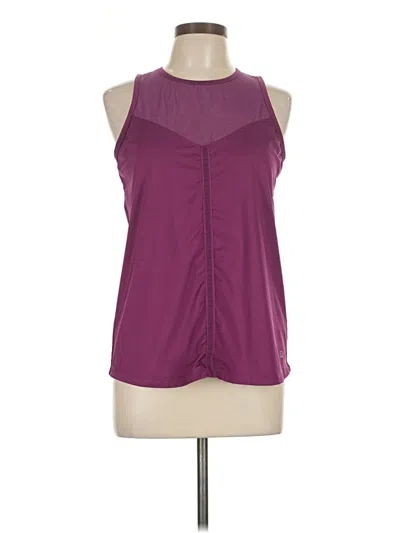 Pre-owned Fila Tank Top Purple Halter Neckline Tops