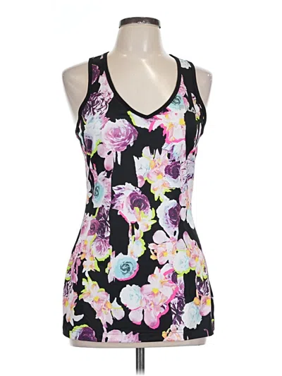 Pre-owned Fila Tank Top Purple Halter Neckline Tops