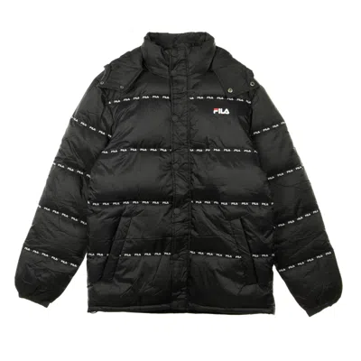 Fila Tatsuji Puff Jacket Men's Down Jacket Black