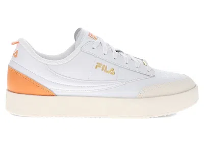 Pre-owned Fila Tennis 88 Vtg (women's) Sneakers In White/tangerine
