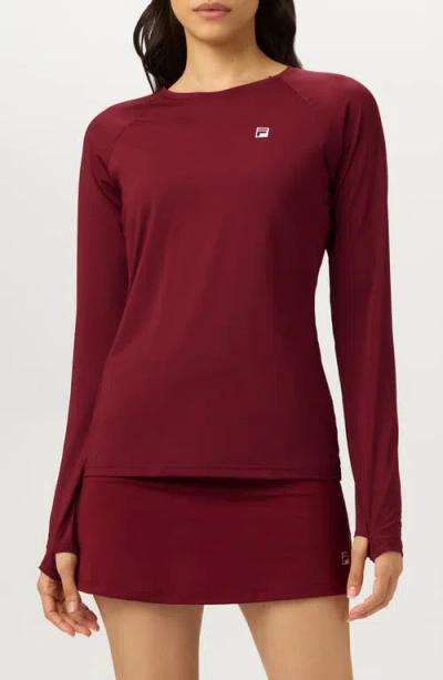 Fila Tennis Essentials Long Sleeve Top In Cabe