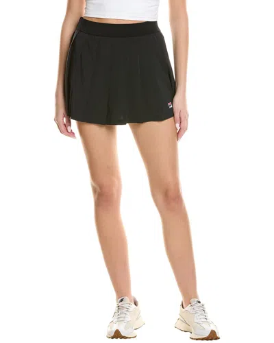 Fila Tennis Essentials Woven Pleated Skort In Black