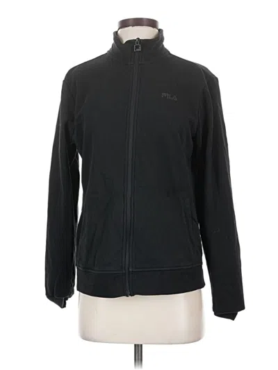 Pre-owned Fila Track Jacket In Black