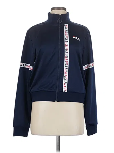 Pre-owned Fila Track Jacket In Blue