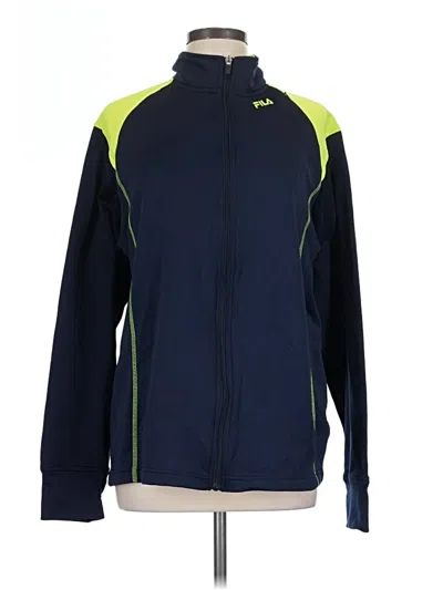 Pre-owned Fila Track Jacket In Blue