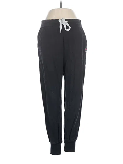 Pre-owned Fila Track Pants In Black
