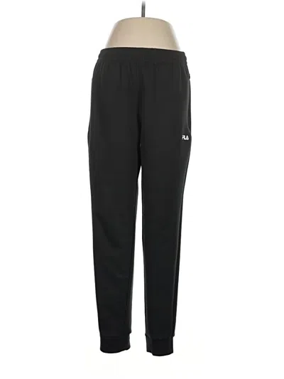 Pre-owned Fila Track Pants In Black