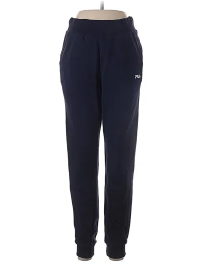 Pre-owned Fila Track Pants In Blue