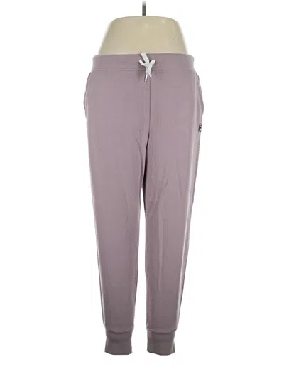 Pre-owned Fila Track Pants In Purple