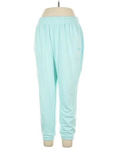 Pre-owned Fila Track Pants In Teal