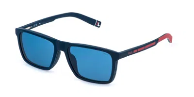 Fila Ufia89 With Clip-on 6qsp Occhiali Da Vista Blu Per Uomo (solo Montatura) In Blue