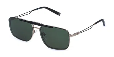 Fila Ufia98 8ffp Men's Sunglasses Gold Size 57 In Black