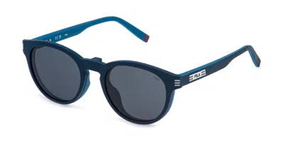 Fila Ufid07 With Clip-on 7a4p Occhiali Da Vista Blu Per Uomo (solo Montatura) In Blue
