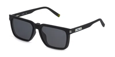 Fila Ufid08 With Clip-on U28z Occhiali Da Vista Neri Per Uomo (solo Montatura) In Black