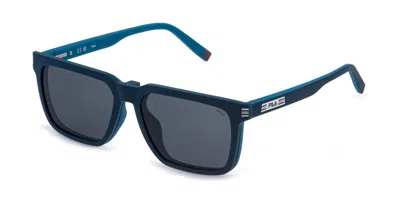 Fila Ufid08 With Clip-on 7a4p Occhiali Da Vista Blu Per Uomo (solo Montatura) In Blue
