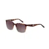 Fila Unisex 54 Mm Havana Sunglasses