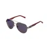 Fila Unisex 61 Mm Silver Sunglasses