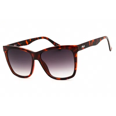 Fila Unisex Brown Rectangular Sunglasses Sfi547 In ["brown"]