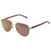 Fila Unisex Sunglasses In Gold