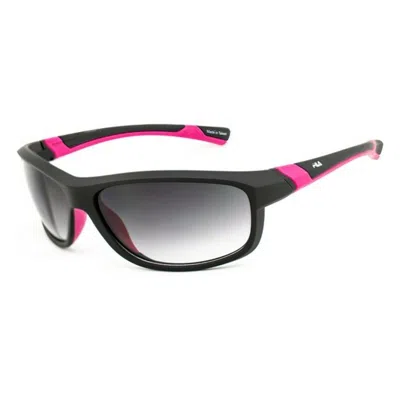Fila Unisex Sunglasses  Sf-231-blk  69 Mm Gbby2 In Black