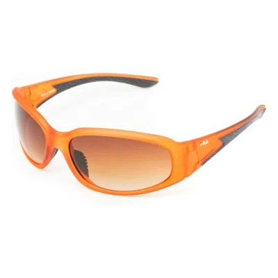 Fila Unisex Sunglasses  Sf241v-62pch  62 Mm Gbby2 In Orange