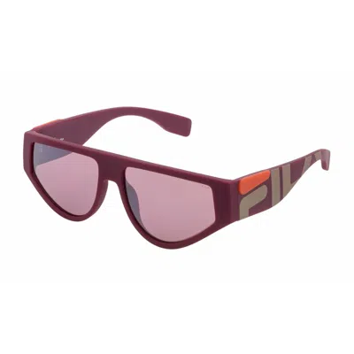 Fila Unisex Sunglasses  Sf9364-57l62x  57 Mm Gbby2 In Burgundy