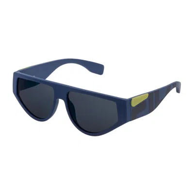 Fila Unisex Sunglasses  Sf9364-57u43b  57 Mm Gbby2 In Blue
