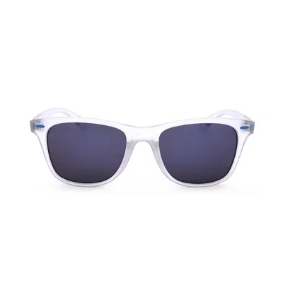 Fila Unisex Transparent Square Sunglasses Sfi171-2 In ["white"]