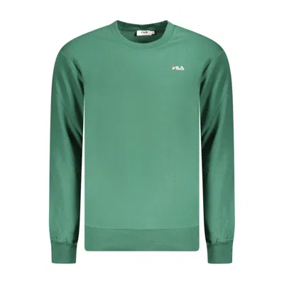 Fila Verde Cotton Men's Sweatshirt In Green