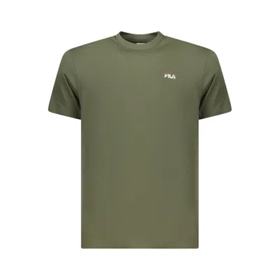 Fila Verde Cotton Men T-shirt In Green